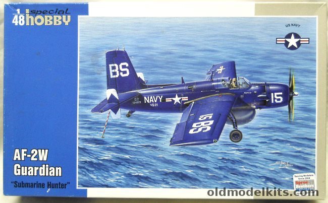 Special Hobby 1/48 Grumman AF-2W Guardian Submarine Hunter, SH48158 plastic model kit